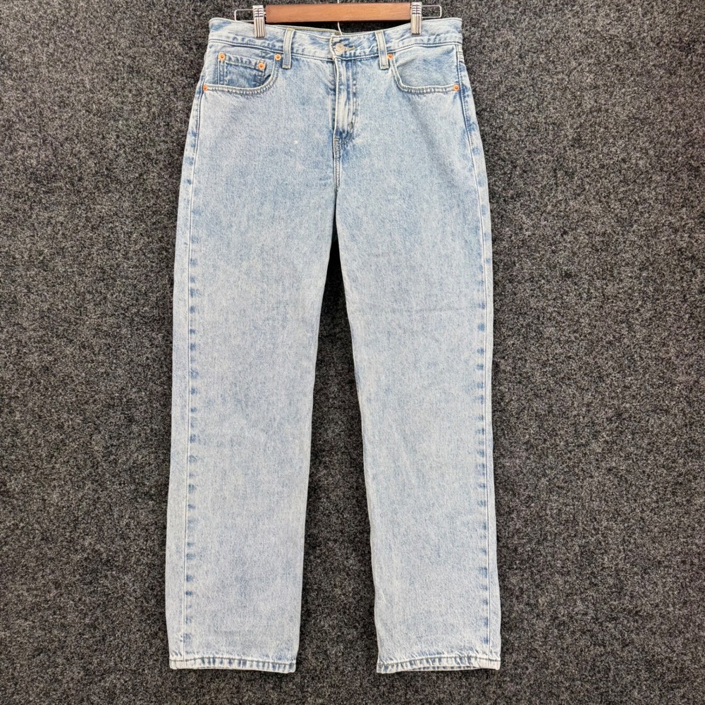 Levis Low Pro Straight Jeans Light Wash Denim Size 29 Cotton